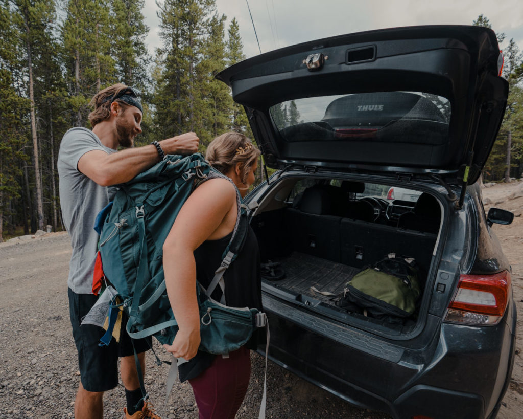 What should you pack for a hiking elopement?