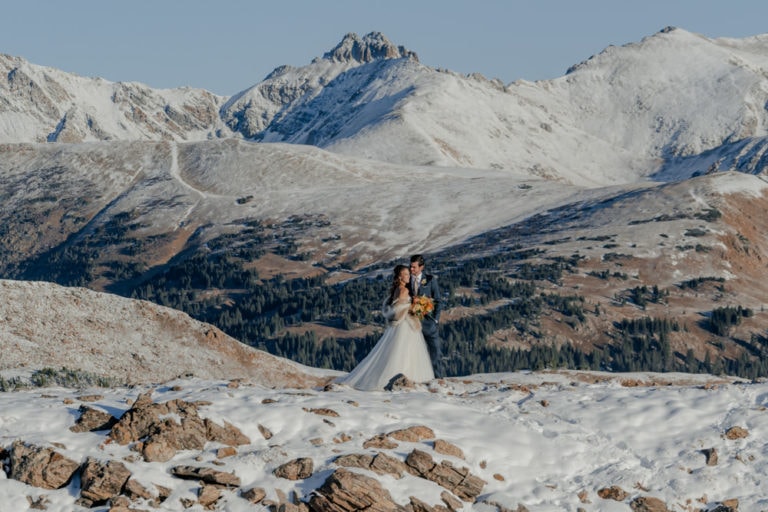 Leah & Daniel’s Elopement In The Mountains Of Colorado